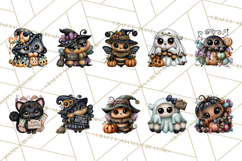 Cute Halloween Insects Clipart PNG Product Image 5