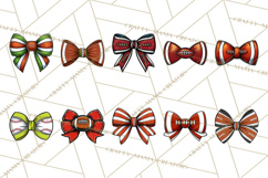Sports Bows Clipart, Sports Bow PNG, Baseball, Softball Product Image 5