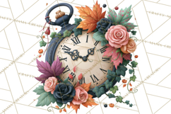 Gothic Fall Clipart PNG Dark Autumn Illustrations Product Image 2
