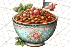Patriotic Backyard BBQ Clipart and 4th of July Cookout Art Product Image 5
