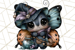 Cute Halloween Insects Clipart PNG Product Image 5