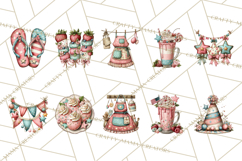 Patriotic Backyard BBQ Clipart and 4th of July Cookout Art Product Image 6