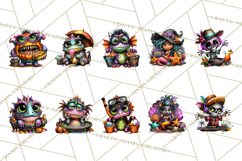 Cute Summerween Beach Monster PNG Clipart Product Image 6
