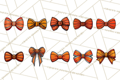 Sports Bows Clipart, Sports Bow PNG, Baseball, Softball Product Image 7