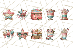 Patriotic Backyard BBQ Clipart and 4th of July Cookout Art Product Image 7