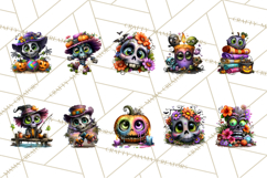Cute Summerween Beach Monster PNG Clipart Product Image 7