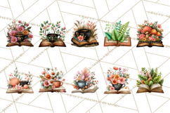 Cozy Chapters Coffee Books Nature Clipart PNG Graphics Product Image 7