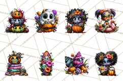 Cute Summerween Beach Monster PNG Clipart Product Image 8