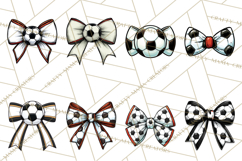 Sports Bows Clipart, Sports Bow PNG, Baseball, Softball Product Image 9