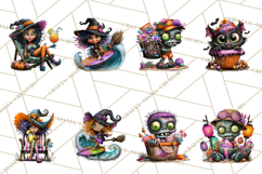 Cute Summerween Beach Monster PNG Clipart Product Image 10