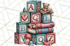 Back To School Clipart PNG School Teacher Supplies Product Image 3