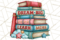 Back To School Clipart PNG School Teacher Supplies Product Image 2