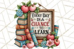 Back To School Clipart PNG School Teacher Supplies Product Image 4