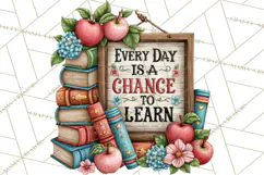Back To School Clipart PNG School Teacher Supplies Product Image 4