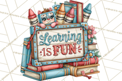 Back To School Clipart PNG School Teacher Supplies Product Image 2