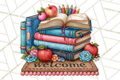 Back To School Clipart PNG School Teacher Supplies Product Image 2
