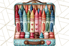 Back To School Clipart PNG School Teacher Supplies Product Image 3
