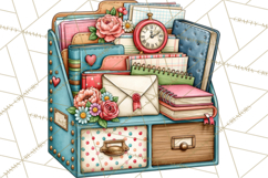 Back To School Clipart PNG School Teacher Supplies Product Image 5