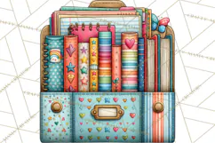 Back To School Clipart PNG School Teacher Supplies Product Image 2