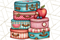 Back To School Clipart PNG School Teacher Supplies Product Image 4