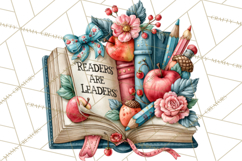 Back To School Clipart PNG School Teacher Supplies Product Image 2