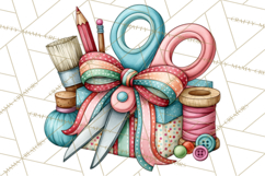 Back To School Clipart PNG School Teacher Supplies Product Image 3