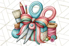 Back To School Clipart PNG School Teacher Supplies Product Image 3