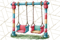 Back To School Clipart PNG School Teacher Supplies Product Image 2
