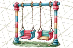 Back To School Clipart PNG School Teacher Supplies Product Image 2