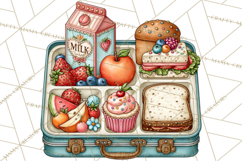 Back To School Clipart PNG School Teacher Supplies Product Image 4