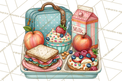 Back To School Clipart PNG School Teacher Supplies Product Image 5