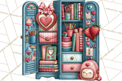 Back To School Clipart PNG School Teacher Supplies Product Image 2
