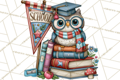 Back To School Clipart PNG School Teacher Supplies Product Image 4