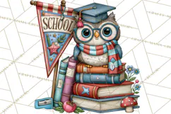 Back To School Clipart PNG School Teacher Supplies Product Image 4