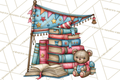 Back To School Clipart PNG School Teacher Supplies Product Image 5