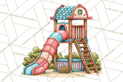 Back To School Clipart PNG School Teacher Supplies Product Image 2