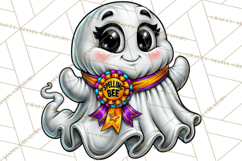 Funny Silly Ghost Halloween Clipart PNG Product Image 2