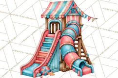 Back To School Clipart PNG School Teacher Supplies Product Image 3