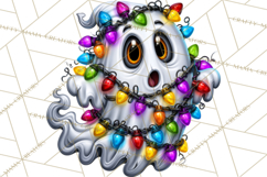 Funny Silly Ghost Halloween Clipart PNG Product Image 4