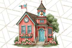 Back To School Clipart PNG School Teacher Supplies Product Image 5