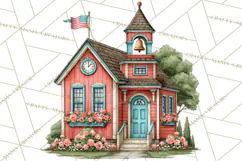 Back To School Clipart PNG School Teacher Supplies Product Image 5