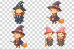 Cute Pink Ribbon Halloween | Witch Hat Jack o&#039; Lantern PNG Product Image 9