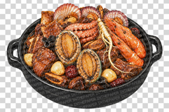 Korean Summer Health Food | Watercolor Cuisine Clipart PNG Product Image 9