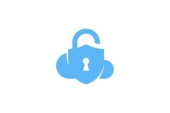 Cloud Pad Lock Logo Template Product Image 1