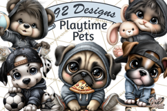 Kidcore Puppy Kitten Bear Clipart Cute Streetwear Animals Product Image 1