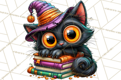 Halloween Teacher Clipart PNG School Bundle Product Image 2
