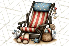 Americana Patriotic Summer Clipart Memorial Day July 4 Product Image 2