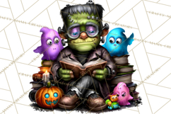 Cute Halloween Occupation Monsters PNG Clipart Product Image 3