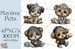 Kidcore Puppy Kitten Bear Clipart Cute Streetwear Animals Product Image 1