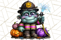 Cute Halloween Occupation Monsters PNG Clipart Product Image 4